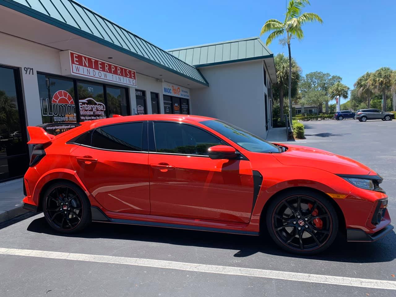 car window tinting open today